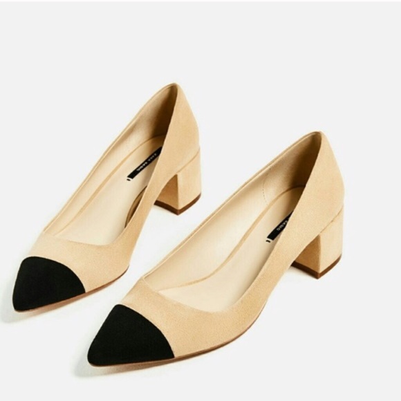 Zara Shoes - ZARA CAP POINT TOE SHOES SZ 36